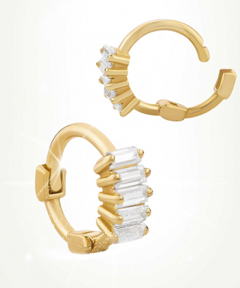 گوشواره پیرسینگ پنج باگت رزین کیا گالری Kia Gallery کد EM385