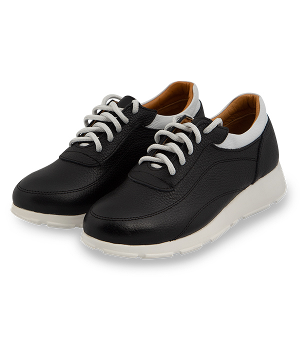 کفش کتانی زنانه چرم گاوی مارال  Maral Leather مدل 111