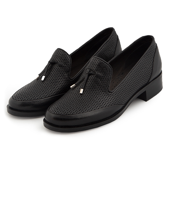کفش زنانه اداری مارال چرم مشکی Maral Leather مدل 5012