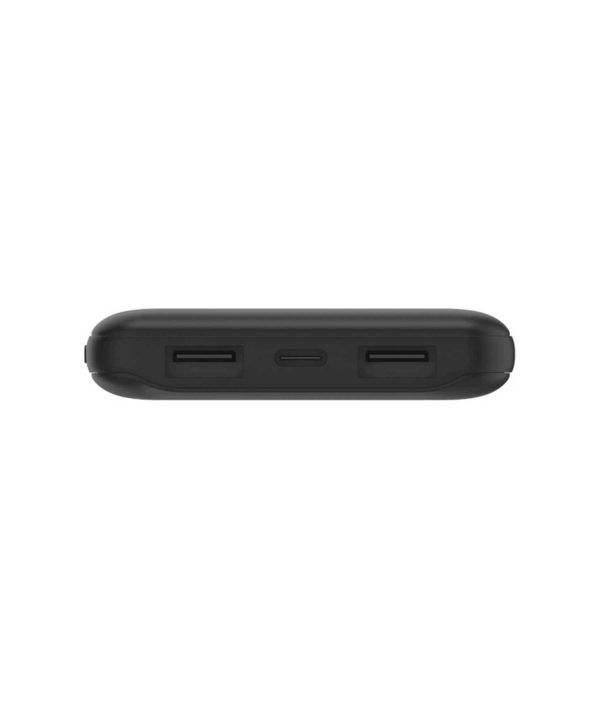 پاور بانک شارژ سریع 10000 میلی آمپر 3 پورت + کابل USB-A به USB-C بلکین مدل BPB011btBL(boost charge)
