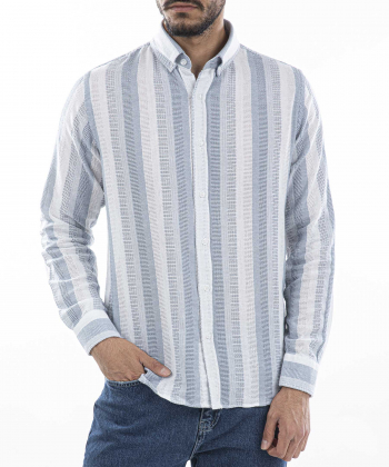 پیراهن آستین بلند مردانه آر ان اس مدل AM-RNS-12202074