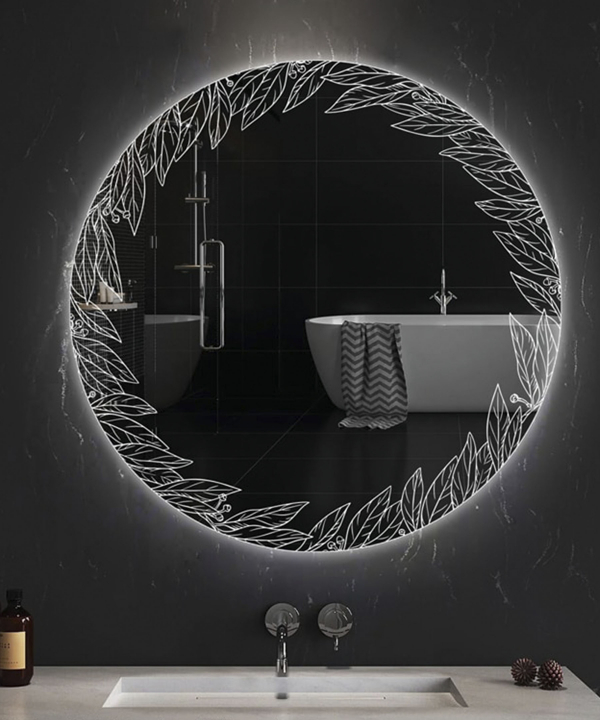 آینه سرویس بهداشتی سایان هوم Cyan home مدل برگ