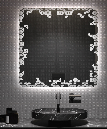 آینه سرویس بهداشتی سایان هوم Cyan home مدل diamond SQ