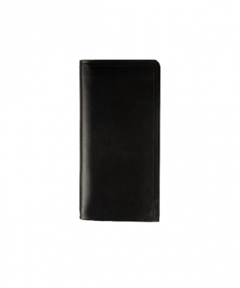 کیف پول کتی مشکی مردانه مارال چرم Maral Leather مدل مازیار