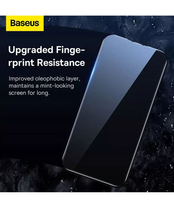 گلس صفحه نمایش آیفون 14 و 14 پرو بیسوس Baseus Tempered Glass Film Iphone 14 /14 Pro  SGBL210102