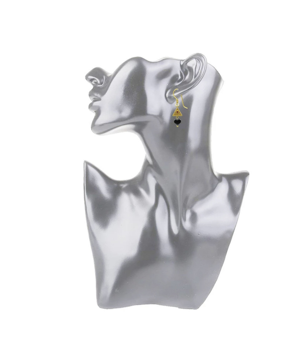 گوشواره طلا زنانه مانچو Mancho مدل efgs031