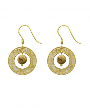 گوشواره طلا زنانه مانچو Mancho مدل efgs035