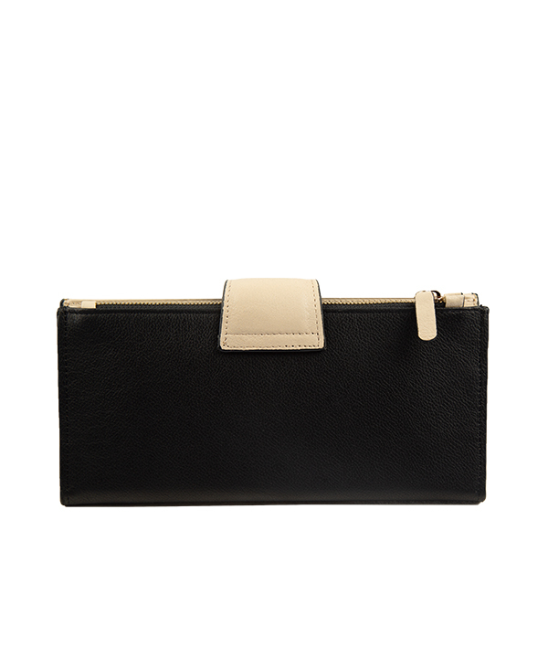 کیف پول دکمه دار زنانه مارال چرم Maral Leather مدل پوپک