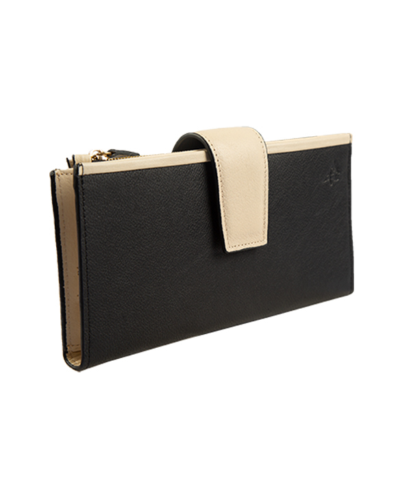 کیف پول دکمه دار زنانه مارال چرم Maral Leather مدل پوپک