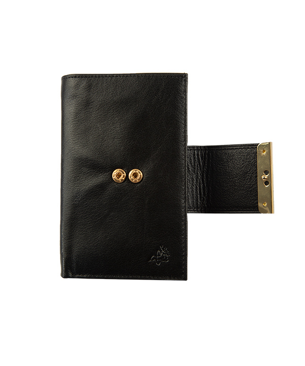 کیف پول تاشو دکمه دار مارال چرم Maral Leather مدل آتری