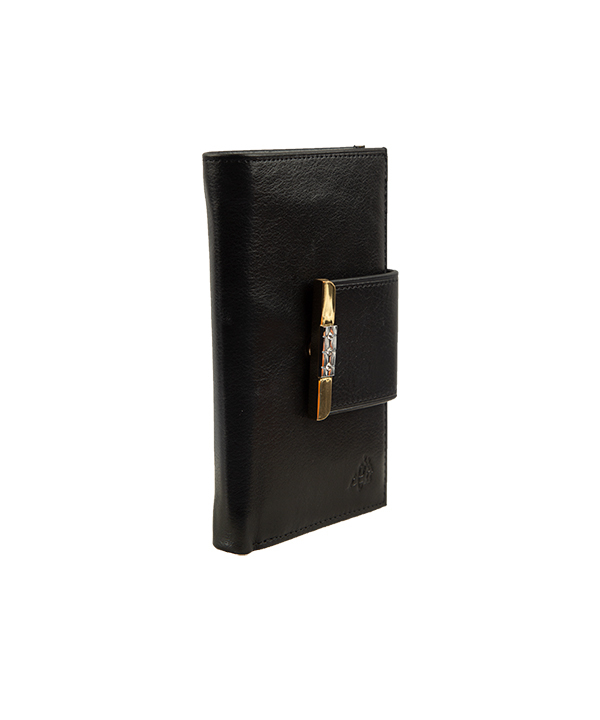 کیف پول تاشو دکمه دار مارال چرم Maral Leather مدل آتری