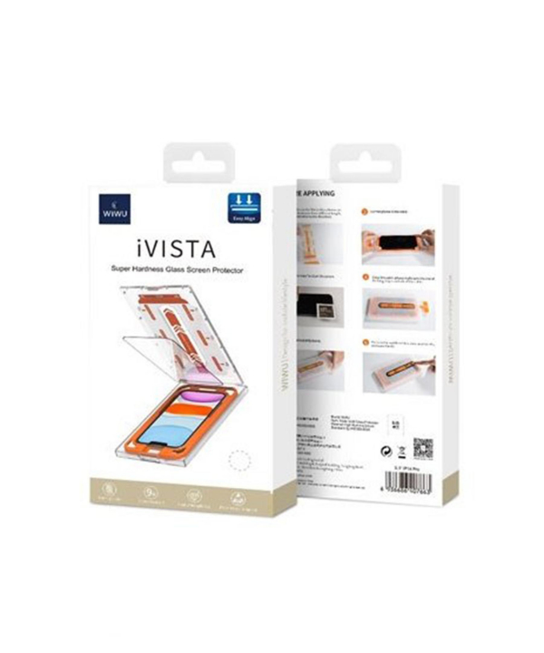 گلس آیفون 14 پرو ویوو همراه با ابزار نصب WiWU Easy instal tempered glass for IP14 pro SQ-005