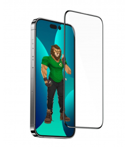 گلس آیفون 14 پلاس سه بعدی تمام صفحه گرین Green iPhone 14 Plus 3D HD-Pet Full Glass