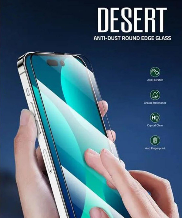 گلس آیفون 14 پلاس گرین Green iphone 14 Plus 3D Desert Glass GNDREDGL14M