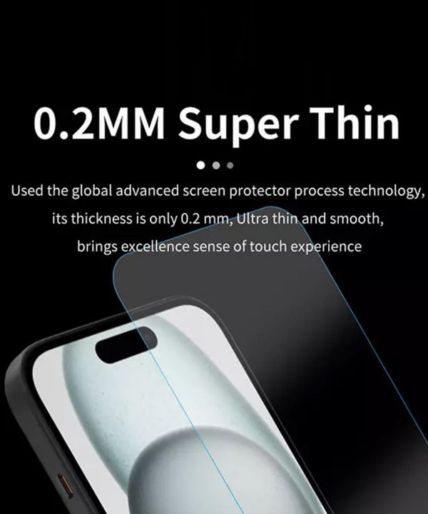 گلس آیفون 15 نیلکین NillkinApple iphone 15 H+Pro tempered glass