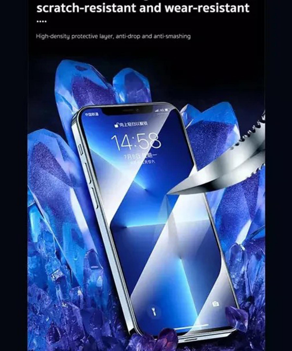 گلس پرایویسی آیفون 13 و 13 پرو کوتتسی COTECi Privacy tempered glass iphone 13/13 pro 35003