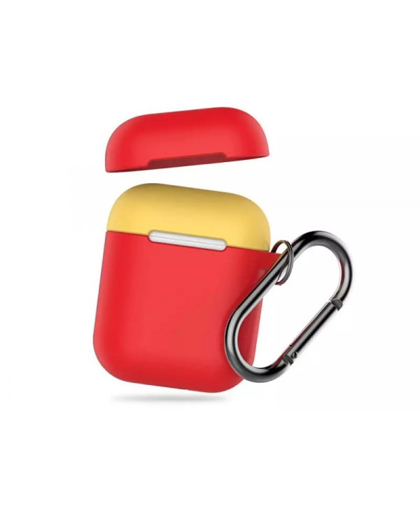کاور سیلیکونی دو درب قلاب دار ایرپاد 1 و 2 آها استایل AHAStyle Ultra Airpods 2/1 Case