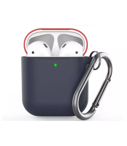 کاور سیلیکونی دو درب قلاب دار ایرپاد 1 و 2 آها استیل AHAStyle PT46 Case Airpods 1/2