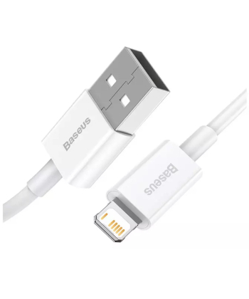 کابل شارژ سریع و انتقال داده دو متری لایتنینگ بیسوس Baseus superior series fast charging 2m cable 2.4A