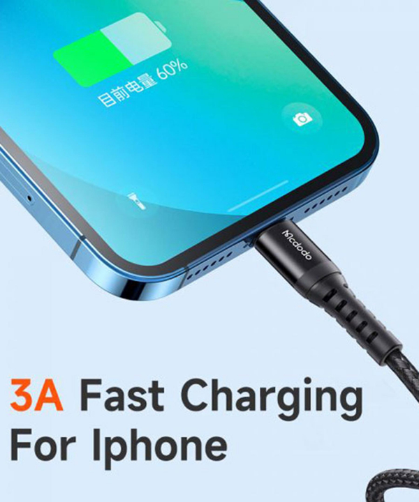 کابل شارژ یو اس بی به لایتنینگ 1 متر مک دودو Mcdodo Lightning Charge Data Cable CA-226