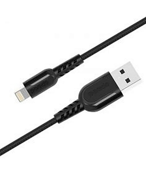 کابل شارژ یو اس بی به لایتنینگ 2.4 آمپر 1.2 متری پورودو Porodo PD-12TUBL lightning cable 1.2 m