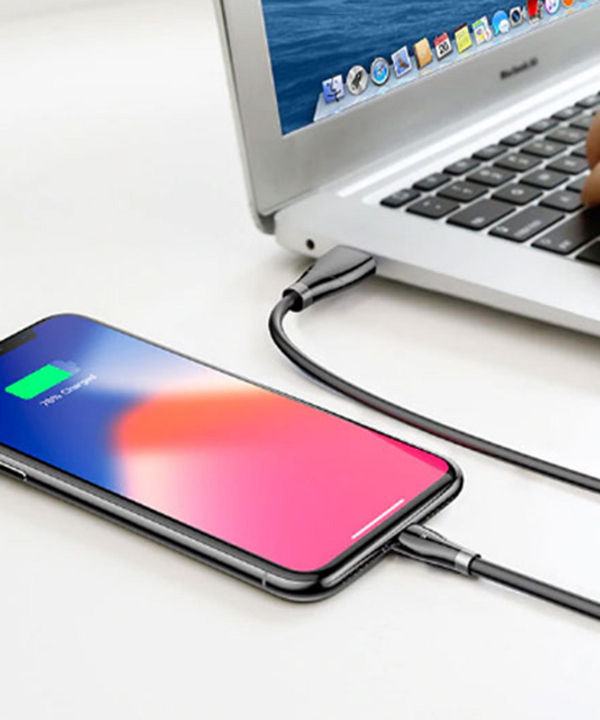 کابل لایتنینگ نمایشگردار بیسوس Baseus Big Eye Digital Display Lightning Cable 1.2m
