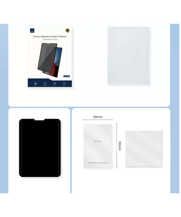 محافظ صفحه نمایش مغناطیسی پرایویسی آیپد 10.9 و 11 اینچ ویوو WiWU iprivacy magnetic screen film ipad 10.9 & 11 inch
