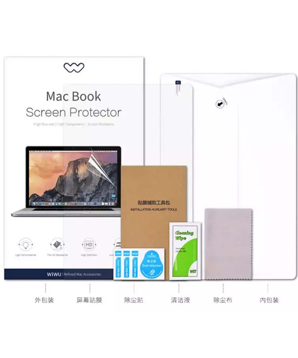 محافظ صفحه نمایش مک بوک 15 اینچ ویوو WiWU MacBook 15'' Touch bar screen protector