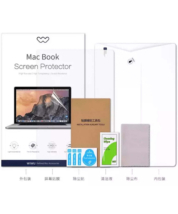 محافظ صفحه نمایش مک بوک ایر 13.6 اینچ 2022 ویوو WiWU MacBook 13.6 air 2022 screen protector