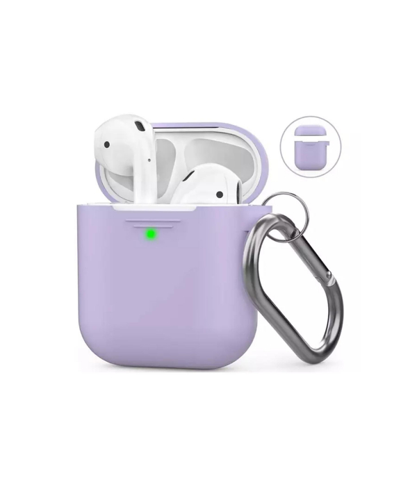 کاور ژله ای سیلیکونی قلاب دار ایرپاد 1 و 2 آها استایل AHA Style PT06F Silicone jelly Case Airpods 2/1