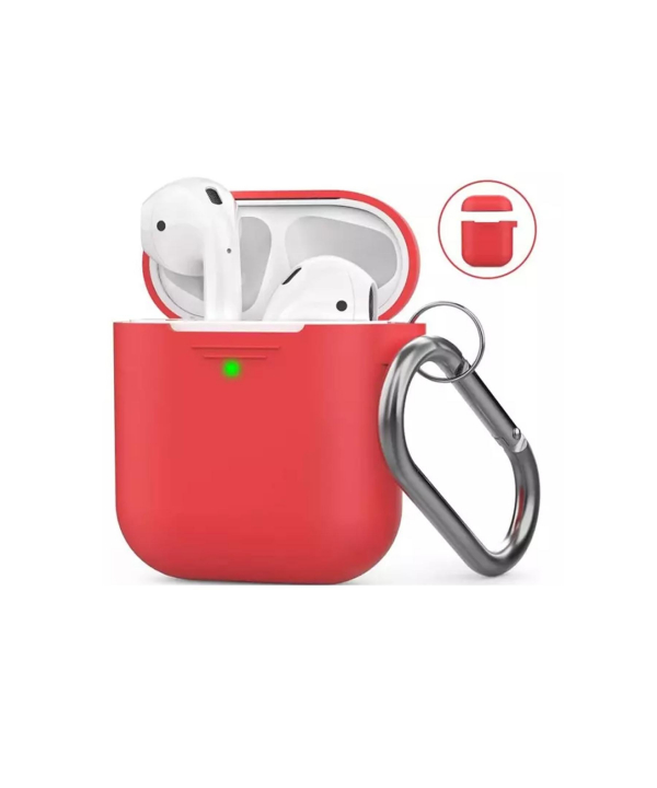 کاور ژله ای سیلیکونی قلاب دار ایرپاد 1 و 2 آها استایل AHA Style PT06F Silicone jelly Case Airpods 2/1