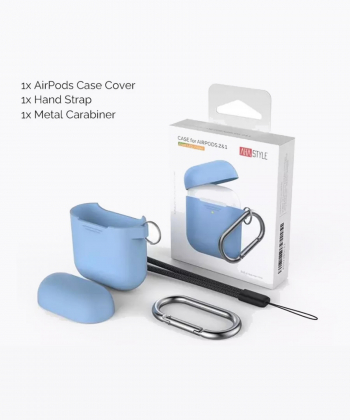 کاور ژله ای سیلیکونی قلاب دار ایرپاد 1 و 2 آها استایل AHA Style PT06F Silicone jelly Case Airpods 2/1