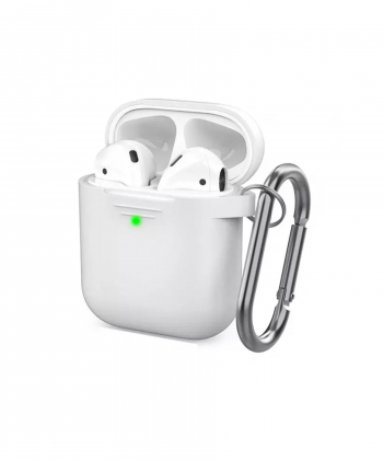 کاور ژله ای سیلیکونی قلاب دار ایرپاد 1 و 2 آها استایل AHA Style PT06F Silicone jelly Case Airpods 2/1