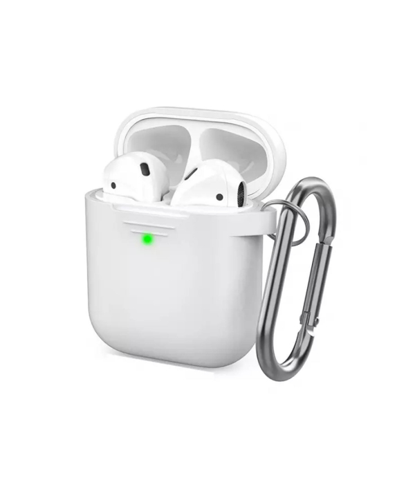 کاور ژله ای سیلیکونی قلاب دار ایرپاد 1 و 2 آها استایل AHA Style PT06F Silicone jelly Case Airpods 2/1