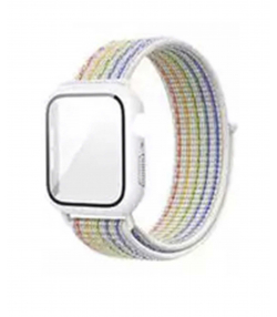 بند اپل واچ سری7 و 8 اس ای سایز 44 میلی متری کوتتسی Coteetci W77 nylon integrated case strap 44mm 21020
