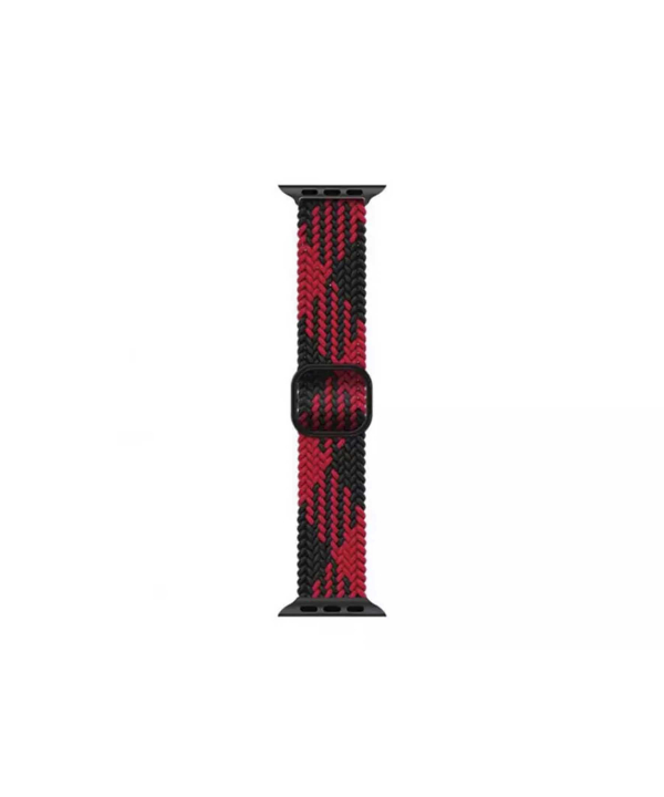 بند پارچه ای اپل واچ 42 و 44 میلی  متر گرین Green Apple Watch 42/44mm Braided Solo Loop Adjustable Strap