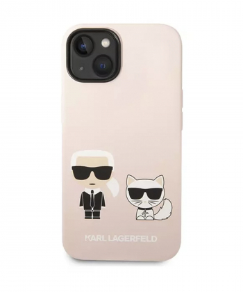 قاب سیلیکونی آیفون 14 پلاس طرح گربه و کارل CG Mobile iphone 14 Plus Cat Karl Lagerfeld Silicone Case