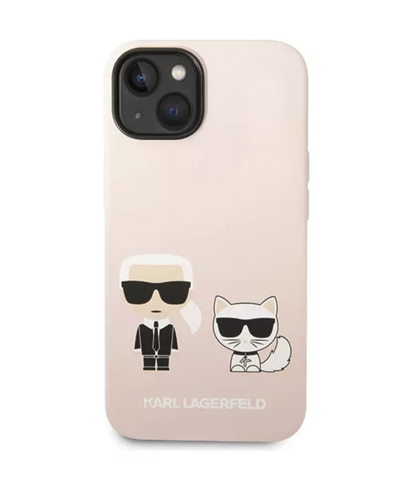 قاب سیلیکونی آیفون 14 پلاس طرح گربه و کارل CG Mobile iphone 14 Plus Cat Karl Lagerfeld Silicone Case