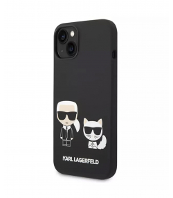قاب سیلیکونی آیفون 14 پلاس طرح گربه و کارل CG Mobile iphone 14 Plus Cat Karl Lagerfeld Silicone Case