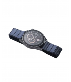بند گلکسی واچ سامسونگ 22 میلی متری کوتتسی Coteetci universal carbon fiber pattern steel band 22020