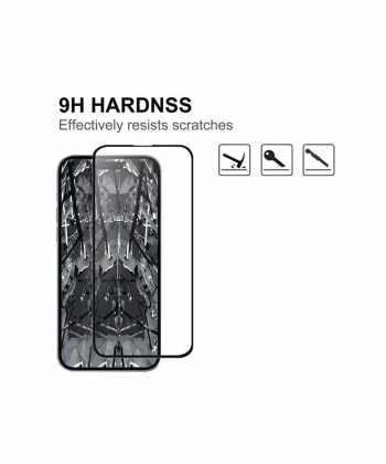 گلس تمام صفحه گوشی آیفون 15 پلاس و آیفون 15 پرومکس full glass screen protector apple iphone 15 PLUS/15 Pro Max
