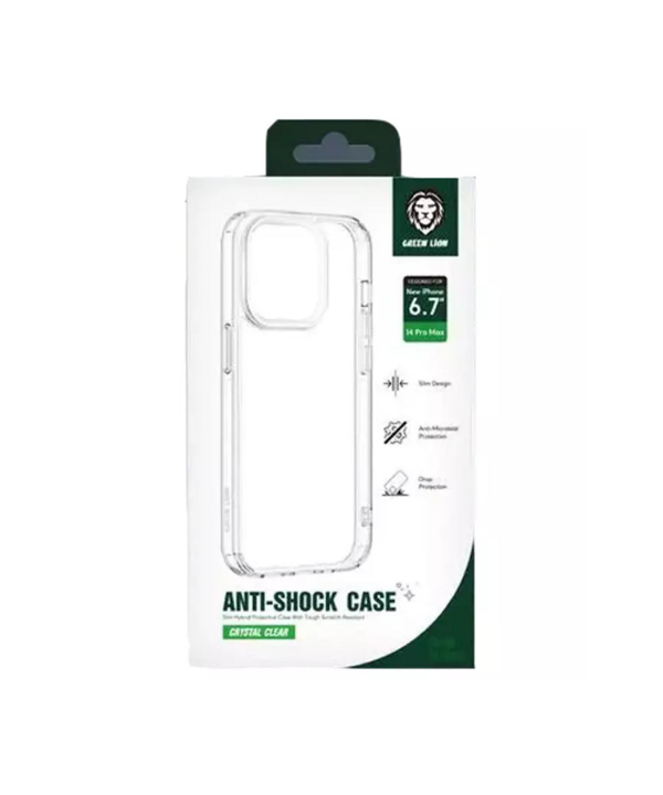 قاب شفاف ضد ضربه آیفون 14 پلاس گرین Green iphone 14 Plus Crystal Clear Anti-Shock Case GNASC14MCL