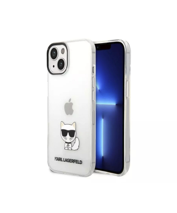 قاب محافظ شیشه ای آیفون 14 طرح گربه کارل CG Mobile iphone 14 Karl Cat Case