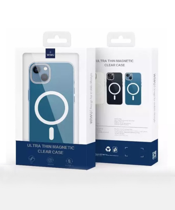 قاب شفاف مگنتی آیفون 14پلاس ویوو Wiwu Ultra Thin Magnetic Phone Case for IP 14/6.7'' Plus MCC-102