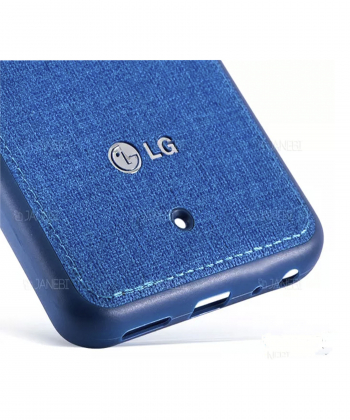 قاب محافظ طرح پارچه ای ال جی Protective Cover LG Q8