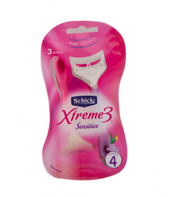 خودتراش زنانه شیک Schick مدل Xtreme3 بسته بندی 4 عددی