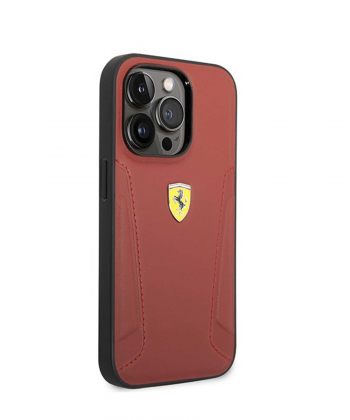 قاب چرمی آیفون 14 پرو طرح فراری CG Mobile iphone 14 Pro Ferrari Leather Case