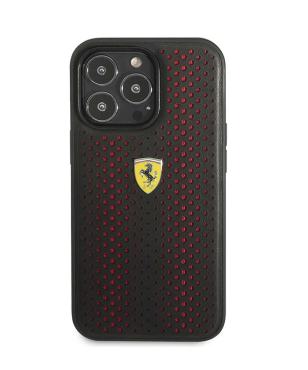 قاب چرمی آیفون 14 پرو طرح فراری CG Mobile iphone 14 Pro Ferrari Leather Case
