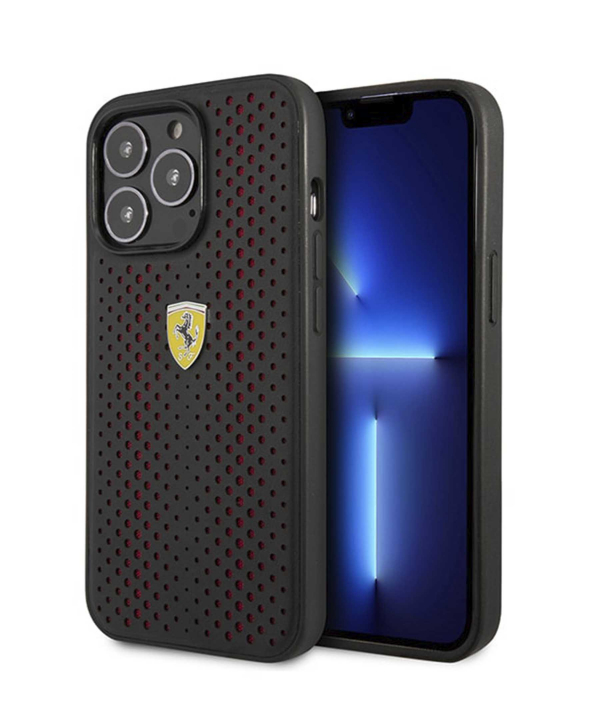 قاب چرمی آیفون 14 پرو طرح فراری CG Mobile iphone 14 Pro Ferrari Leather Case