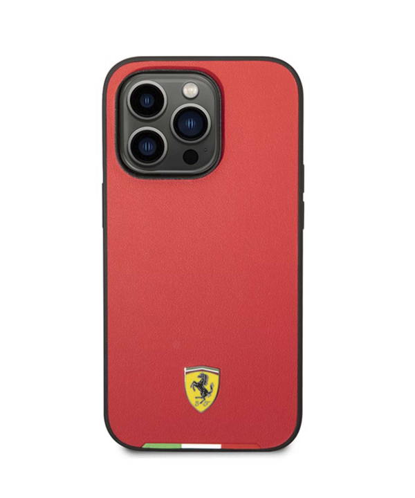 قاب چرمی آیفون 14 پرو طرح فراری CG Mobile iphone 14 Pro Ferrari Leather Case